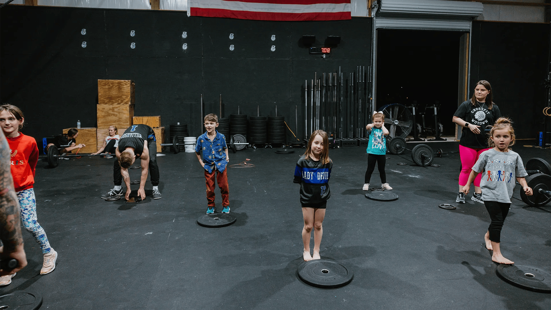 kids group class at WOTOWN FIT