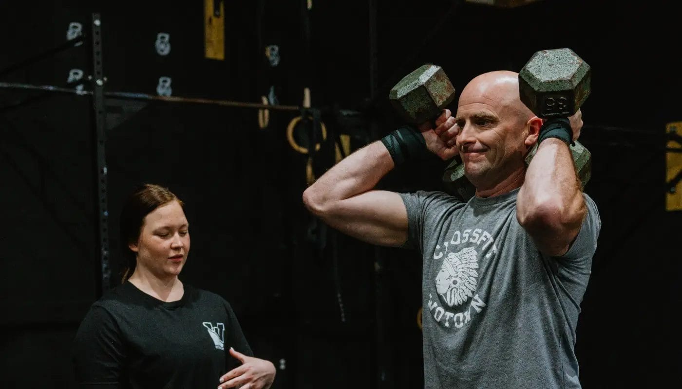 Personal training session at WOTOWN FIT